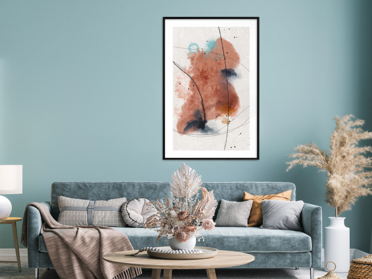 Wall Poster Secret of the Future - artistic watercolor abstraction in blotches 137695 additionalImage 7