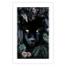 Wall Poster Black Panther in Leaves - portrait of a panther against a background of green plants 138695 additionalThumb 18
