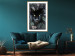 Wall Poster Black Panther in Leaves - portrait of a panther against a background of green plants 138695 additionalThumb 13