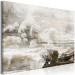 Canvas Print Wildlife of Nature - Abstract Background in Beige and Gray Colors 146595 additionalThumb 2