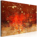 Canvas Print Etude of Color - Abstract Background in Gold and Red Colors 148795 additionalThumb 2