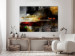 Canvas Colorful Abstraction (1-piece) - textured composition with a hint of black 148895 additionalThumb 3