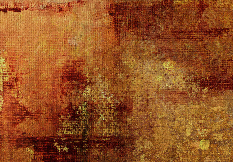 Canvas Autumn Abstraction - Blurry, Gold Crown Tree, Horizontal 149995 additionalImage 5