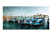 Photo Wallpaper Blue gondolas in Venice - a cityscape of Italian architecture 97195 additionalThumb 1