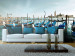 Photo Wallpaper Blue gondolas in Venice - a cityscape of Italian architecture 97195
