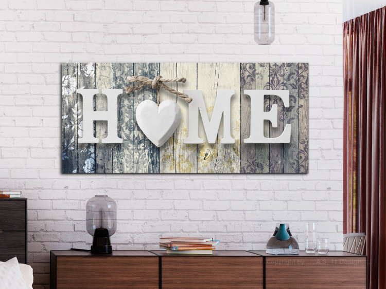 Canvas Print Smell of Home (1 Part) Creamy Wide 107706 additionalImage 3