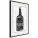 Wall Poster Tequila festival - black and white decorative composition with a bottle of alcohol 115106 additionalThumb 3
