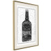 Wall Poster Tequila festival - black and white decorative composition with a bottle of alcohol 115106 additionalThumb 4