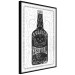 Wall Poster Tequila festival - black and white decorative composition with a bottle of alcohol 115106 additionalThumb 10