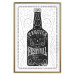 Wall Poster Tequila festival - black and white decorative composition with a bottle of alcohol 115106 additionalThumb 20