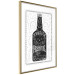 Wall Poster Tequila festival - black and white decorative composition with a bottle of alcohol 115106 additionalThumb 4