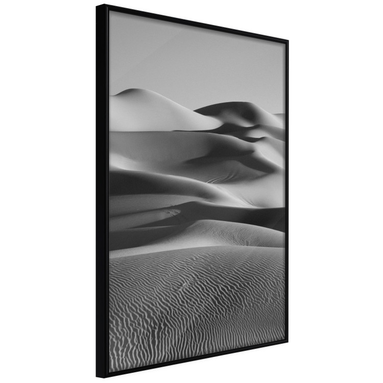 Wall Poster Desert Dunes - black and white landscape amidst hot desert sands 116506 additionalImage 12