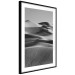 Wall Poster Desert Dunes - black and white landscape amidst hot desert sands 116506 additionalThumb 12