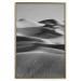 Wall Poster Desert Dunes - black and white landscape amidst hot desert sands 116506 additionalThumb 16