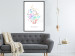 Wall Poster Madrid - colorful map of one of the cities in Spain and English inscription 117906 additionalThumb 4