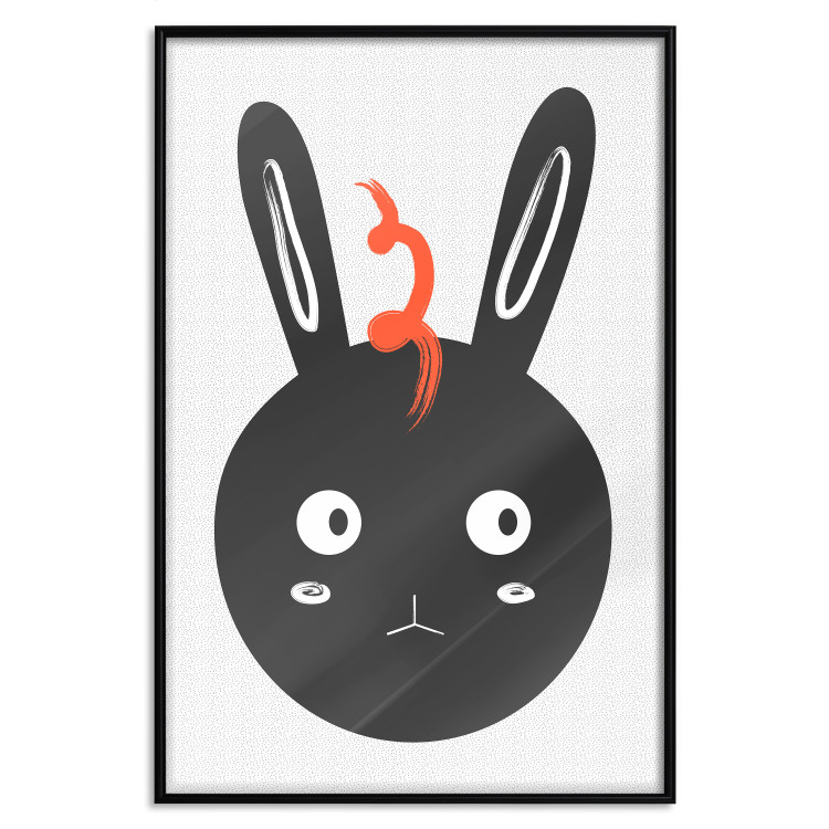 Poster Rabbit Sees Everything - abstract animal with orange fur 122906 additionalImage 24