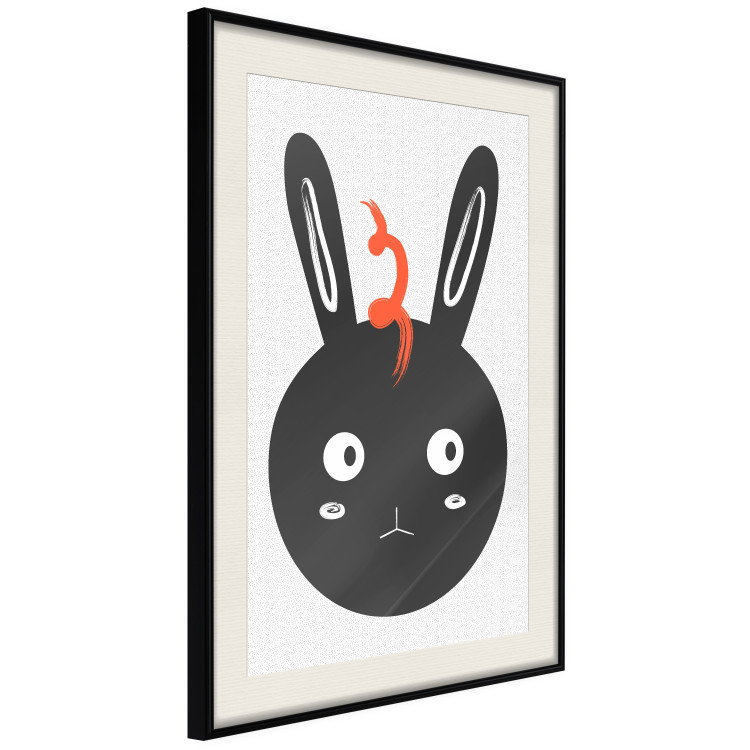 Poster Rabbit Sees Everything - abstract animal with orange fur 122906 additionalImage 3