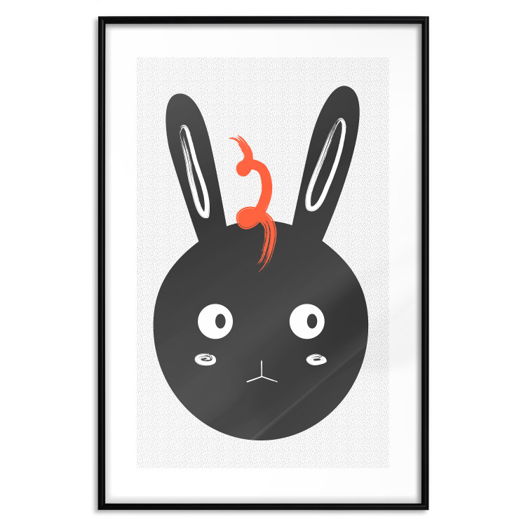 Poster Rabbit Sees Everything - abstract animal with orange fur 122906 additionalImage 15