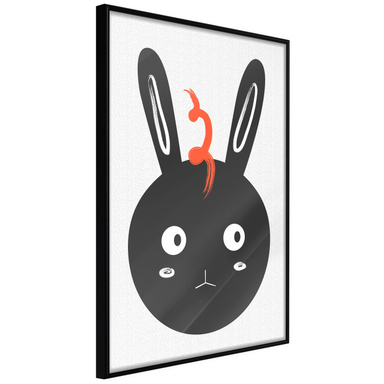 Poster Rabbit Sees Everything - abstract animal with orange fur 122906 additionalImage 12