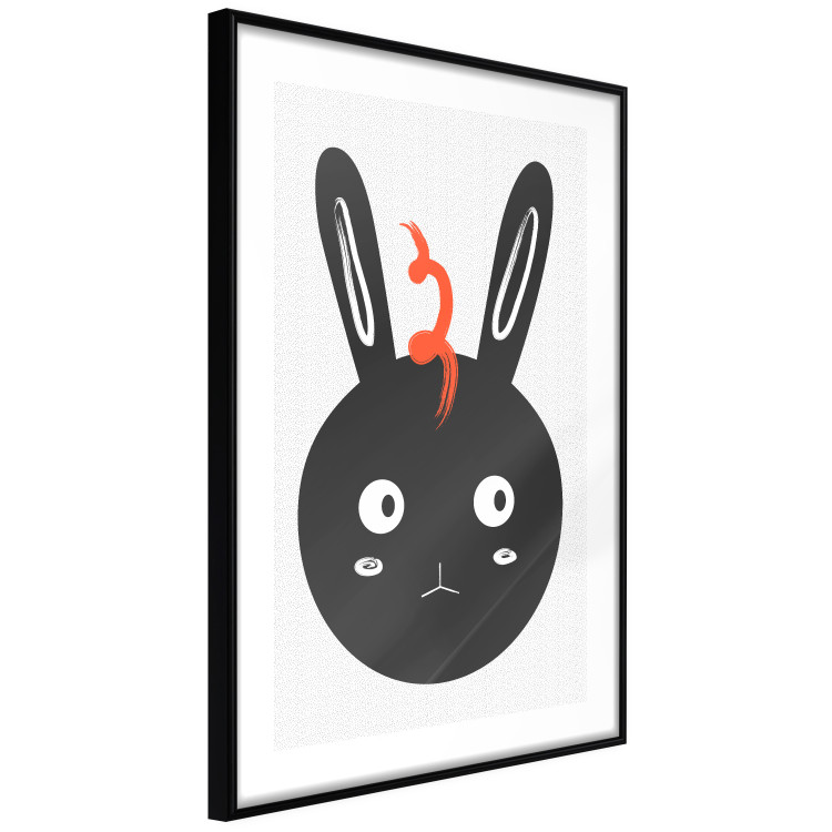 Poster Rabbit Sees Everything - abstract animal with orange fur 122906 additionalImage 11