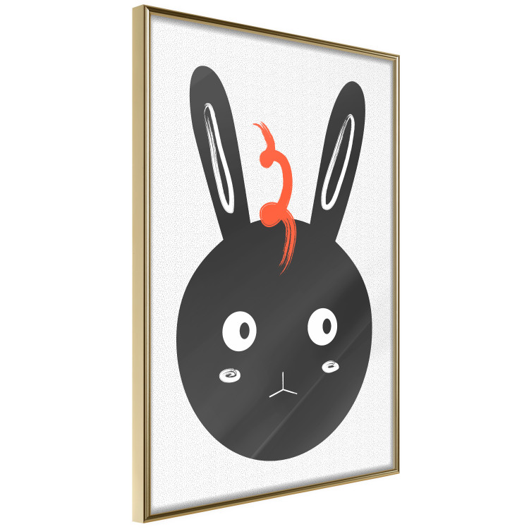 Poster Rabbit Sees Everything - abstract animal with orange fur 122906 additionalImage 14