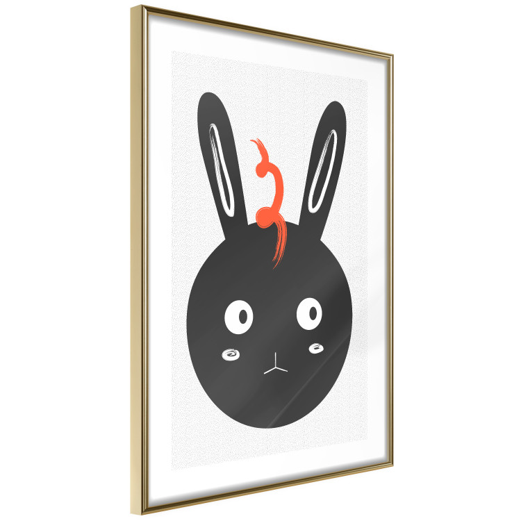Poster Rabbit Sees Everything - abstract animal with orange fur 122906 additionalImage 6