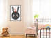 Poster Rabbit Sees Everything - abstract animal with orange fur 122906 additionalThumb 5