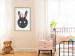 Poster Rabbit Sees Everything - abstract animal with orange fur 122906 additionalThumb 21