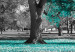 Large canvas print Autumn in the Park (Turquoise) [Large Format] 125606 additionalThumb 4