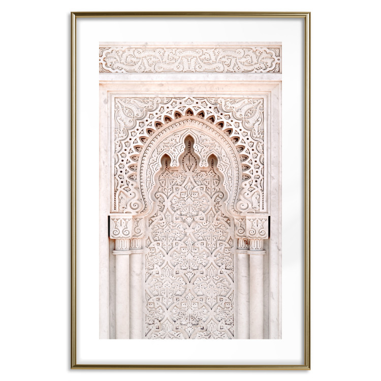 Wall Poster Lacy Radiance - beige architecture of a column adorned with ornaments 129506 additionalImage 14