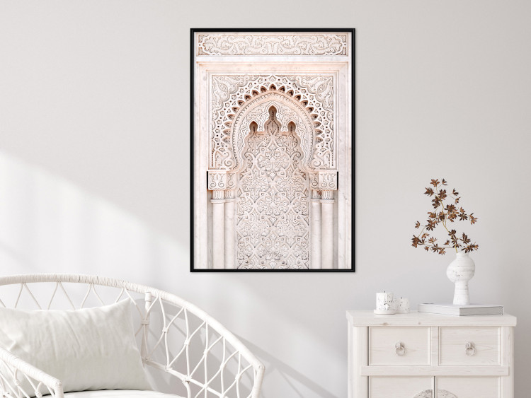 Wall Poster Lacy Radiance - beige architecture of a column adorned with ornaments 129506 additionalImage 4