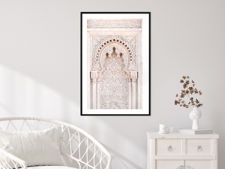 Wall Poster Lacy Radiance - beige architecture of a column adorned with ornaments 129506 additionalImage 18