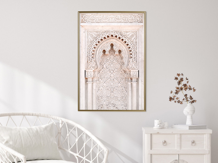 Wall Poster Lacy Radiance - beige architecture of a column adorned with ornaments 129506 additionalImage 5