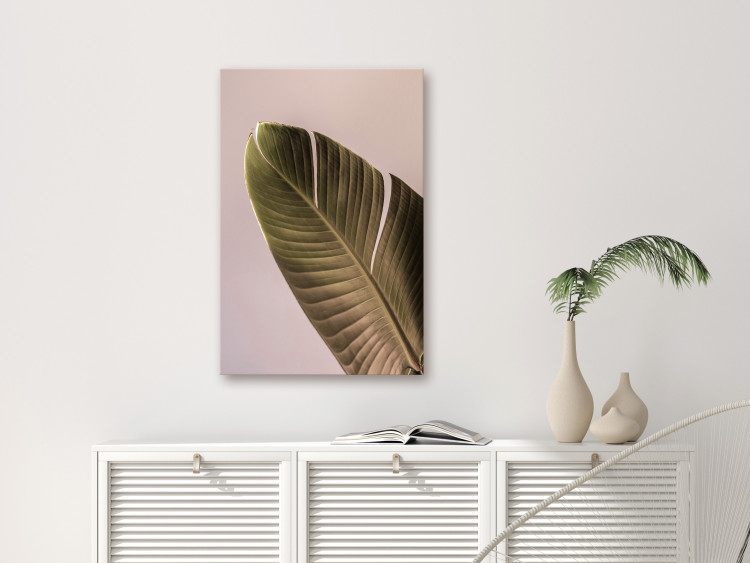 Canvas Banana Mood (1-part) vertical - exotic banana leaf 129606 additionalImage 3