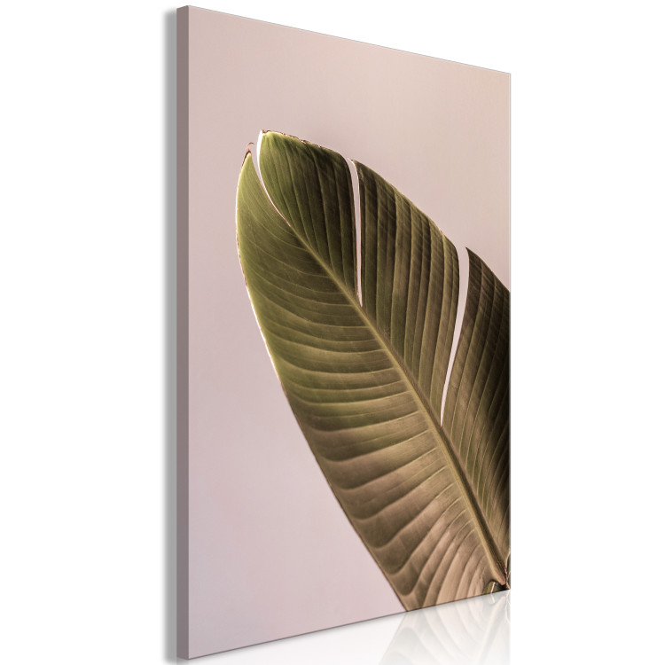 Canvas Banana Mood (1-part) vertical - exotic banana leaf 129606 additionalImage 2