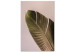 Canvas Banana Mood (1-part) vertical - exotic banana leaf 129606