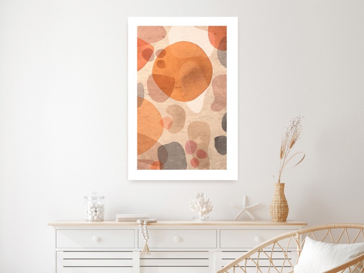 Wall Poster Amber Kaleidoscope - abstract texture of geometric figures 129806 additionalImage 7