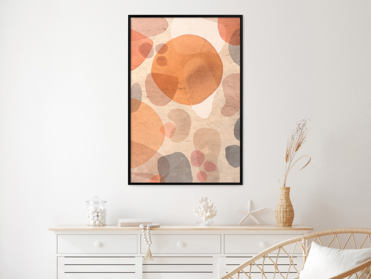 Wall Poster Amber Kaleidoscope - abstract texture of geometric figures 129806 additionalImage 9