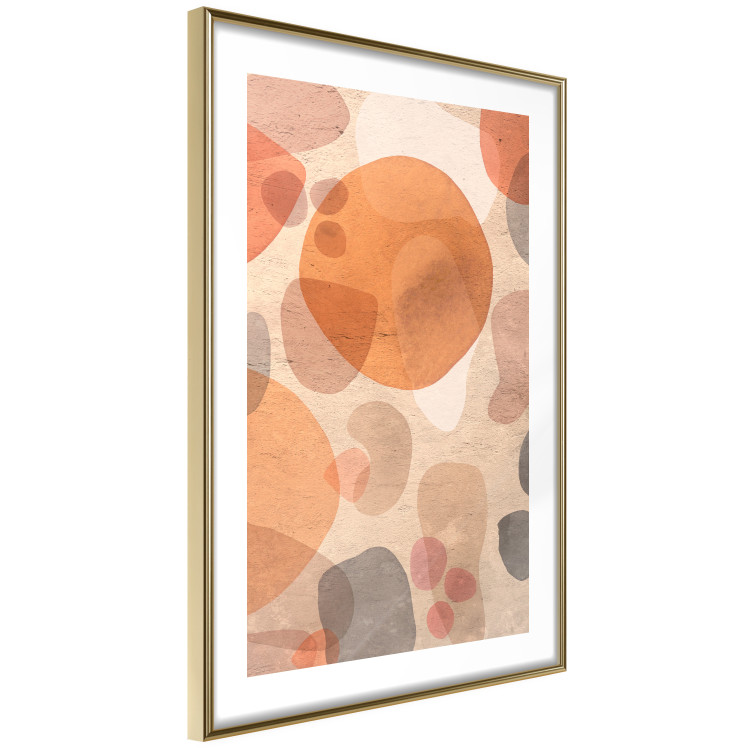 Wall Poster Amber Kaleidoscope - abstract texture of geometric figures 129806 additionalImage 11