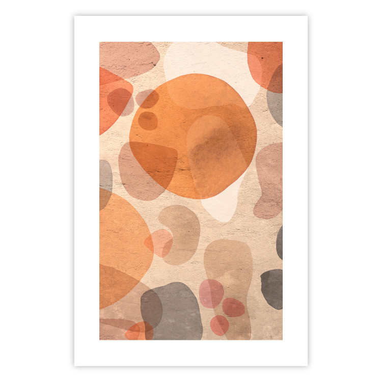 Wall Poster Amber Kaleidoscope - abstract texture of geometric figures 129806 additionalImage 19