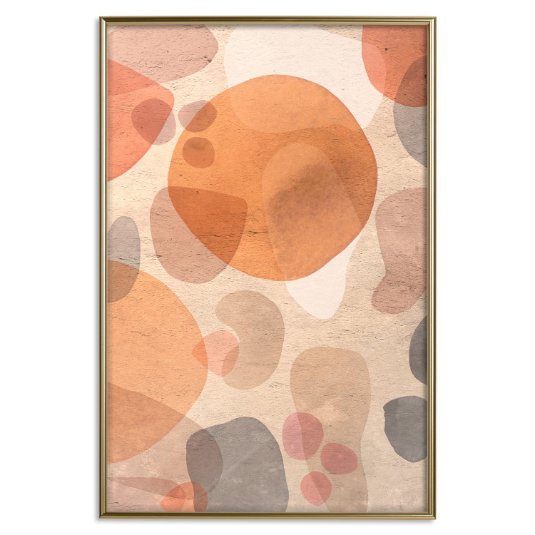 Wall Poster Amber Kaleidoscope - abstract texture of geometric figures 129806 additionalImage 17