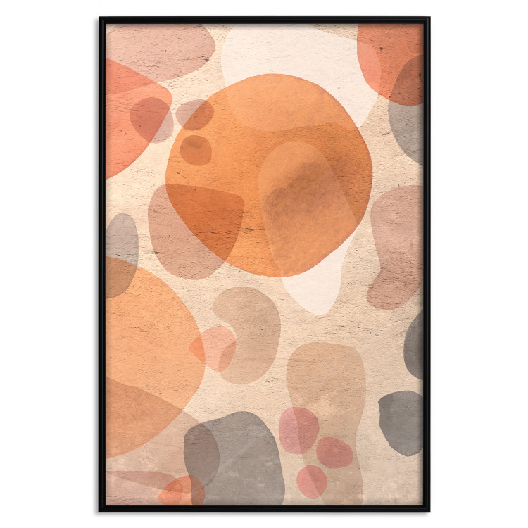 Wall Poster Amber Kaleidoscope - abstract texture of geometric figures 129806 additionalImage 16