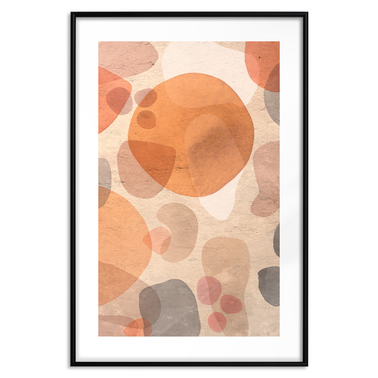 Wall Poster Amber Kaleidoscope - abstract texture of geometric figures 129806 additionalImage 15