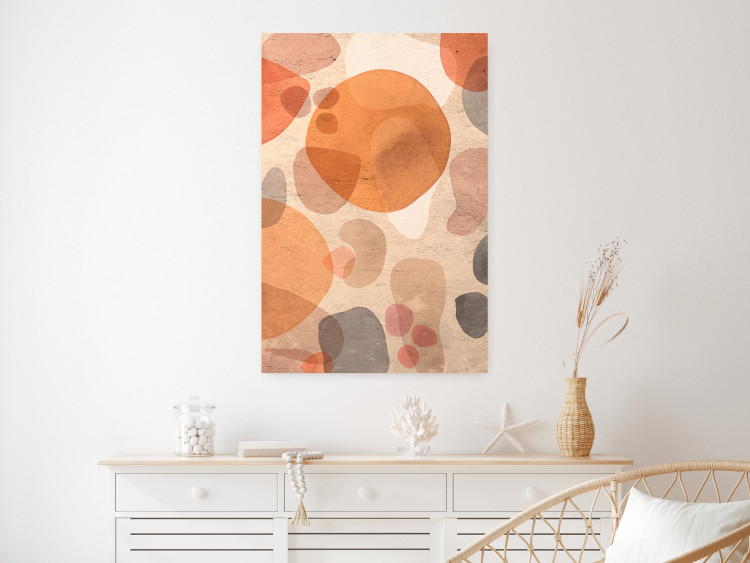 Wall Poster Amber Kaleidoscope - abstract texture of geometric figures 129806 additionalImage 8