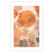 Wall Poster Amber Kaleidoscope - abstract texture of geometric figures 129806 additionalThumb 19