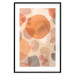 Wall Poster Amber Kaleidoscope - abstract texture of geometric figures 129806 additionalThumb 15