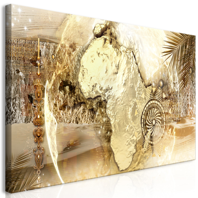 Large canvas print Golden Continent II [Large Format] 130306 additionalImage 3