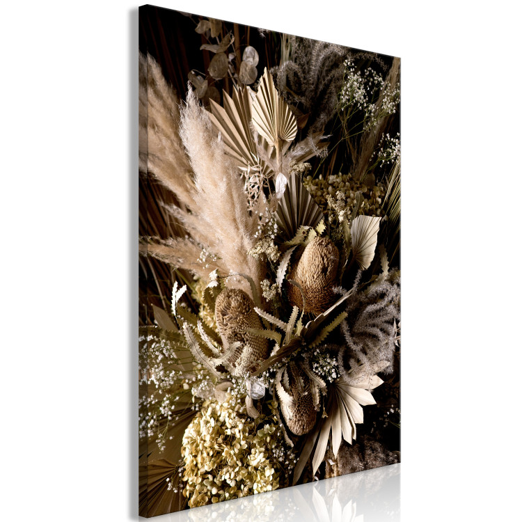 Canvas Print Baroque Splendor (1-piece) Vertical - bouquet of flowers in boho style 130506 additionalImage 2