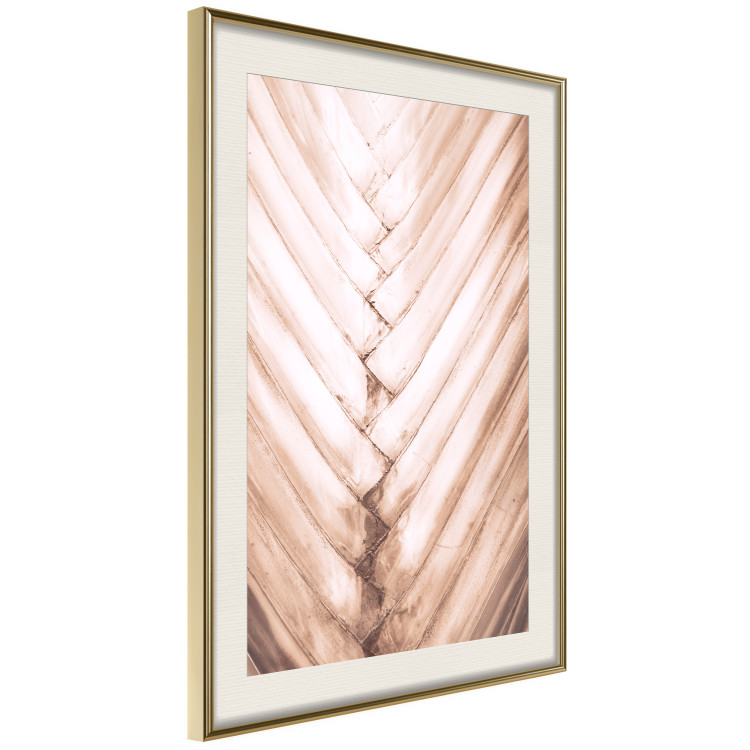 Wall Poster Palm Structure - tropical texture of light wooden planks 135306 additionalImage 15