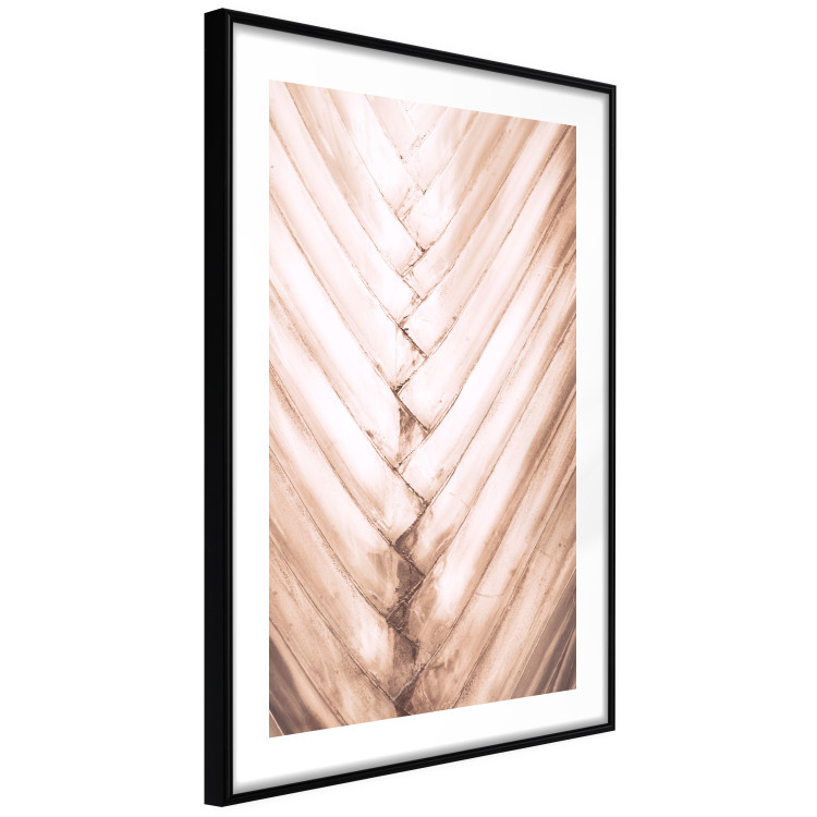 Wall Poster Palm Structure - tropical texture of light wooden planks 135306 additionalImage 13